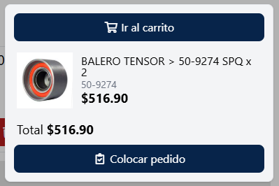 NotificaciónCarrito